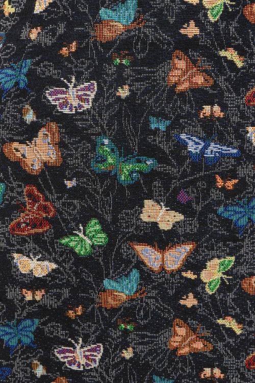 Louche - Aubin Butterfly Ball Jacquard mini rok in multi 3