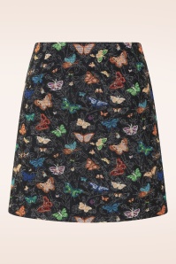 Louche - Aubin Butterfly Ball Jacquard mini rok in multi
