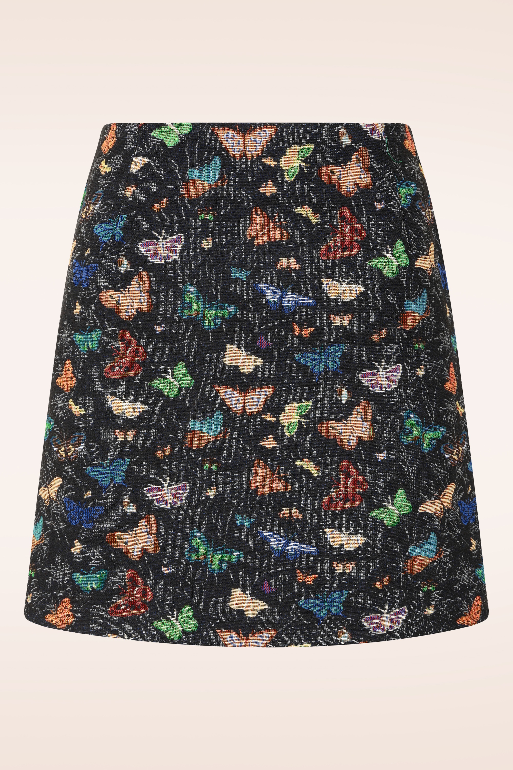 Louche - Aubin Butterfly Ball Jacquard mini rok in multi