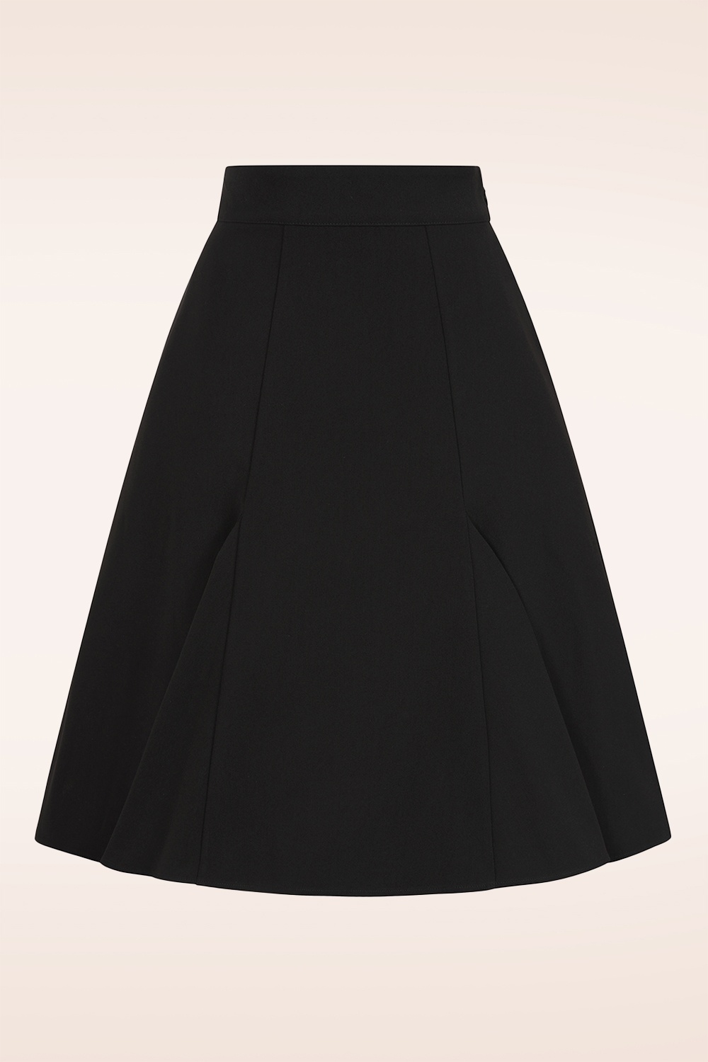 Banned Retro - Eliana swing rok in zwart