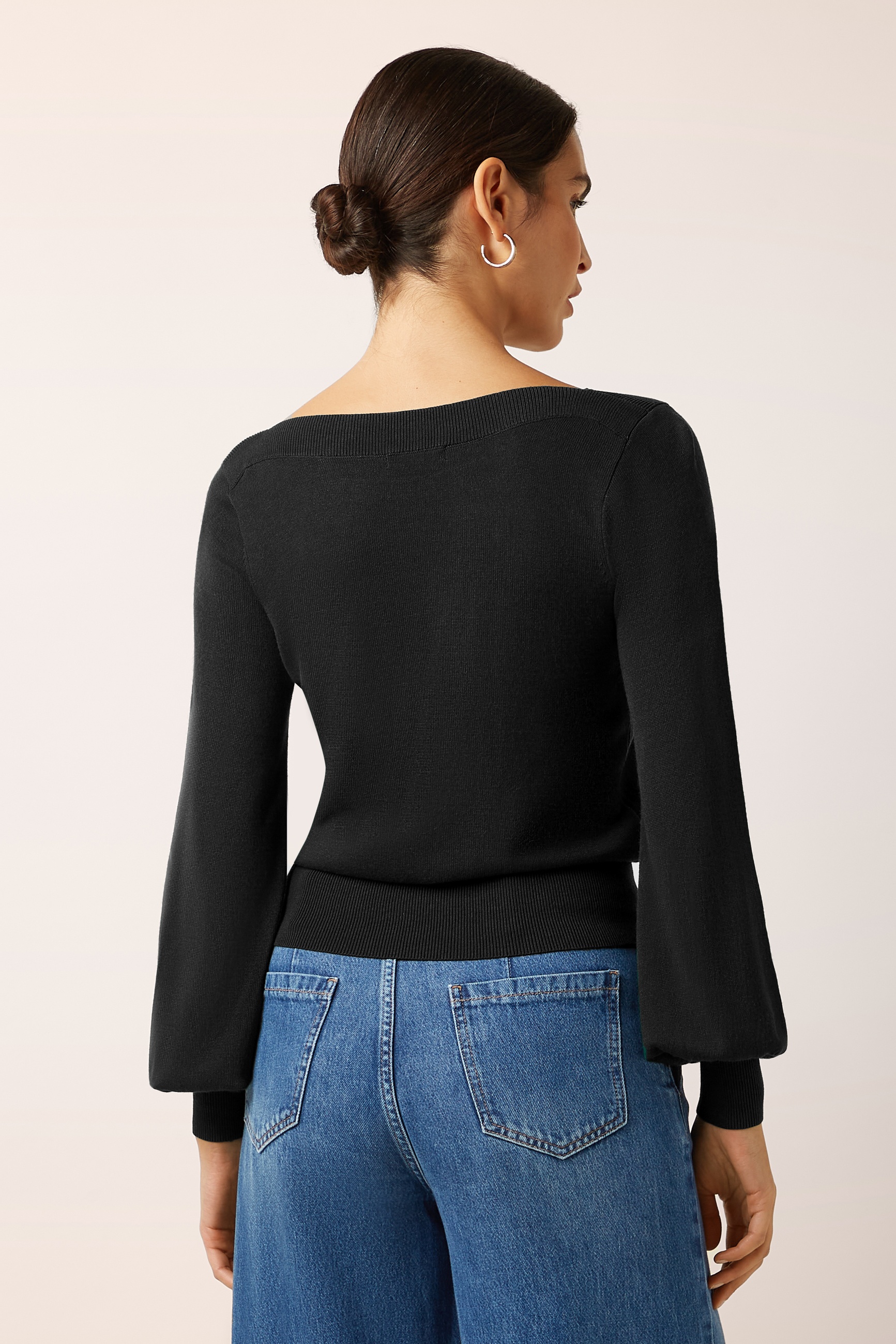 King Louie - Audrey Bell Azzy top in zwart 2