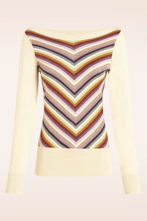 King Louie - Ivy Mercury top in crème 3