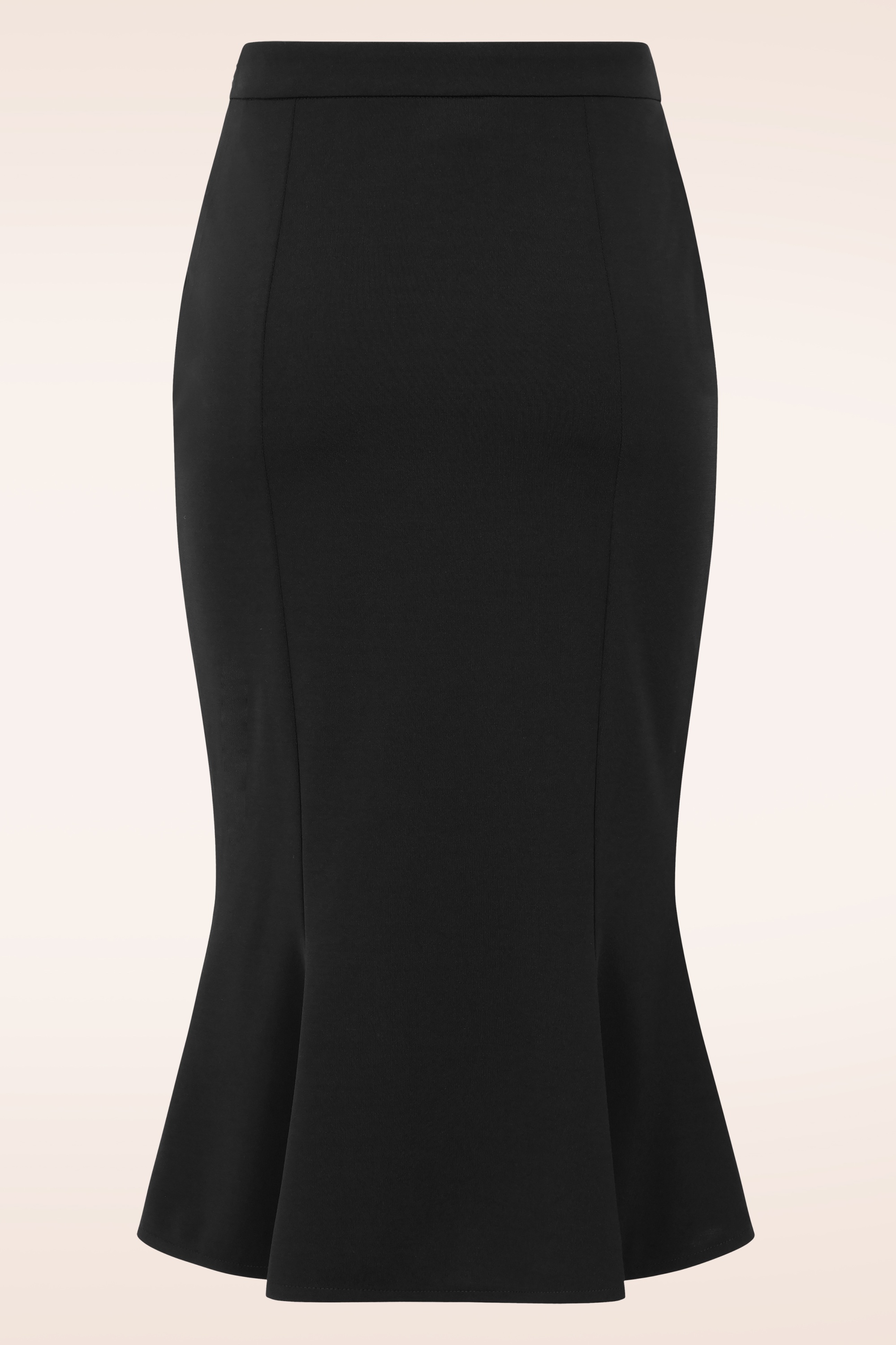 Glamour Bunny Business Babe - Starlet Travel Fishtail rok in zwart 2