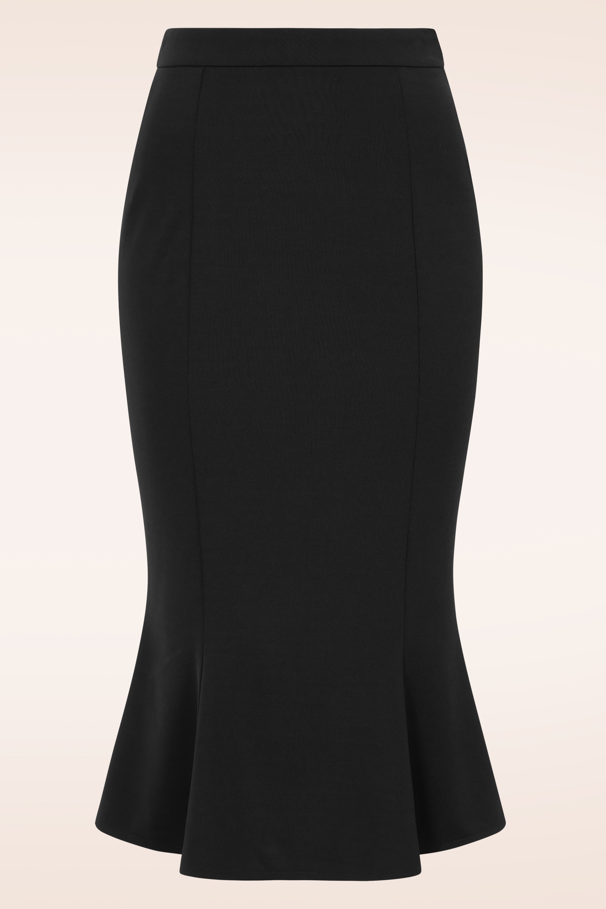 Glamour Bunny Business Babe - Starlet Travel Fishtail rok in zwart 4