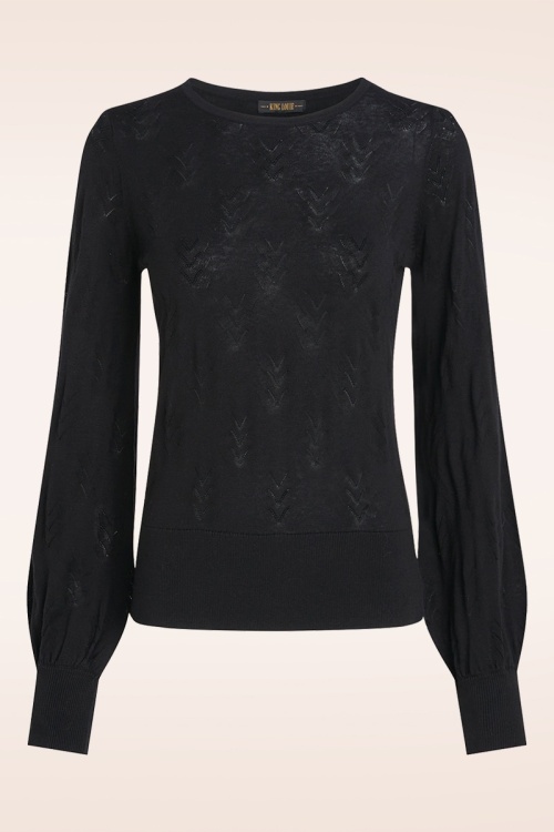 King Louie - Bell club top in zwart 2