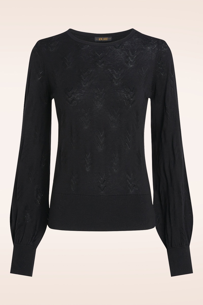 King Louie - Bell club top in zwart 2