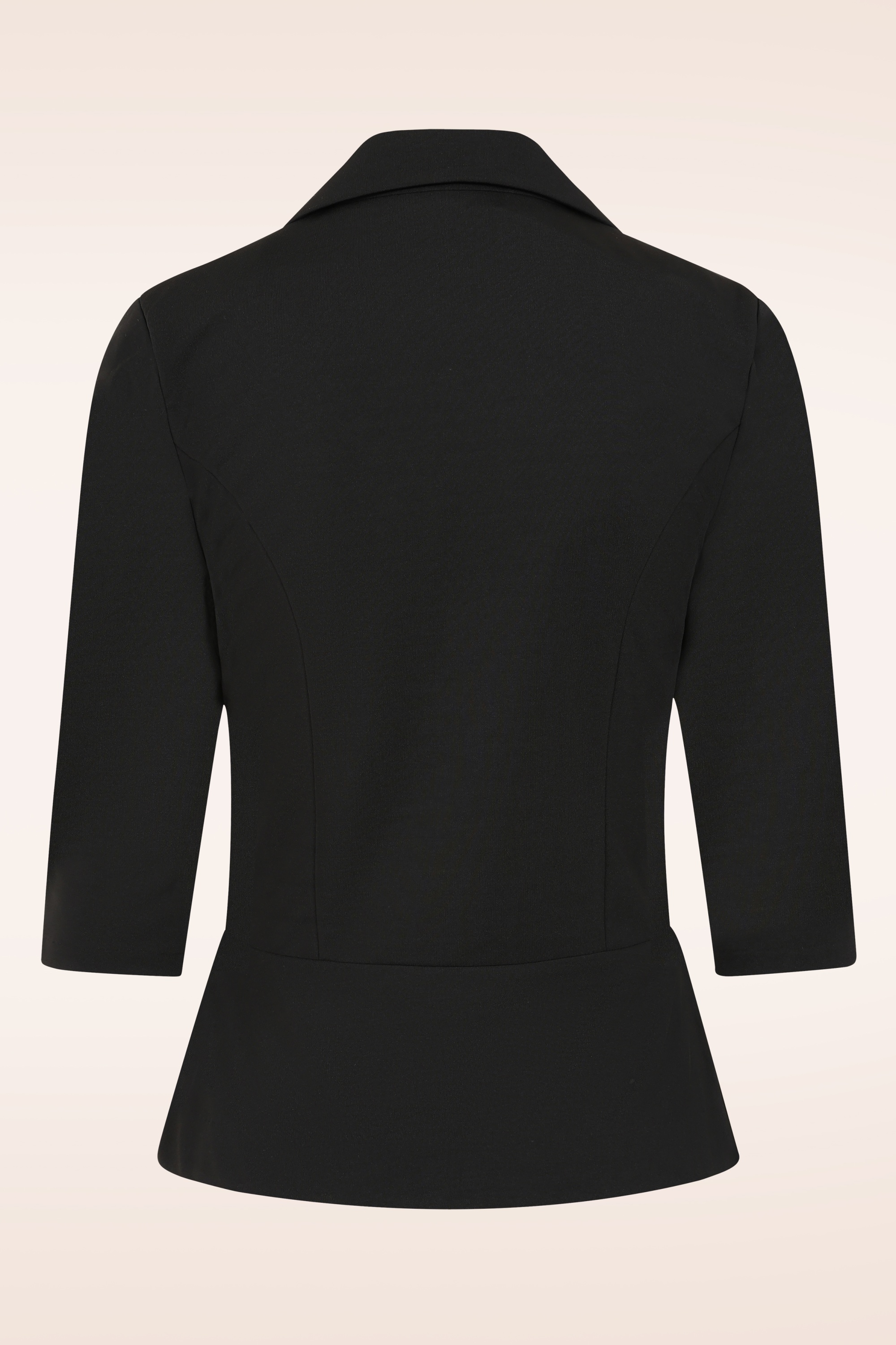 Glamour Bunny Business Babe - Starlet Travel blazer top in zwart 4