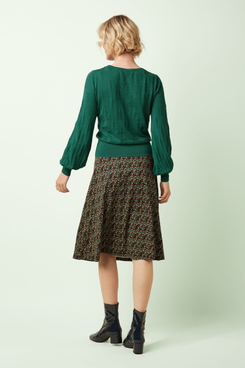 King Louie - Bell club top in botanisch groen 4