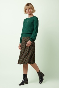 King Louie - Bell club top in botanisch groen 2