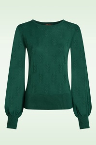 King Louie - Bell club top in botanisch groen