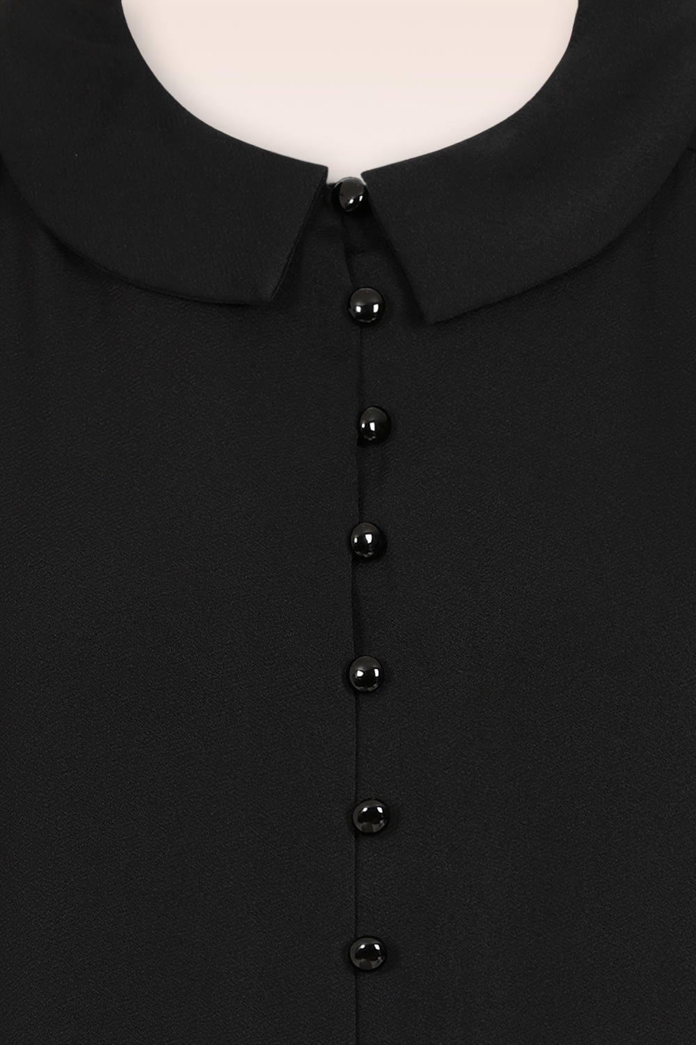 Banned Retro - Bethany blouse in zwart 2