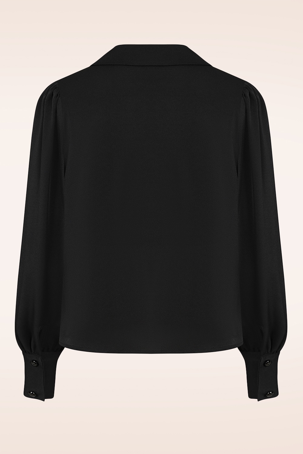 Banned Retro - Bethany blouse in zwart 3