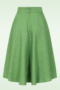 Banned Retro - Amelia swing rok in groen 3