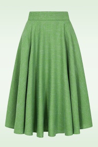 Banned Retro - Amelia swing rok in groen