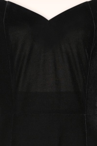 Banned Retro - Velvet Desire maxi jurk in zwart 3