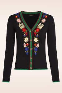 King Louie - Perry Rib vest in zwart 2