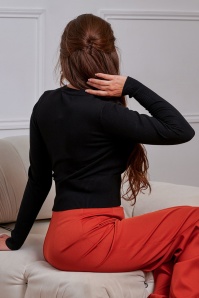 Banned Retro - Nara Forest Friends cardigan in zwart 2