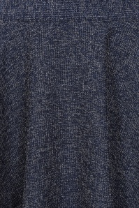 Banned Retro - Amelia swing rok in marineblauw 2