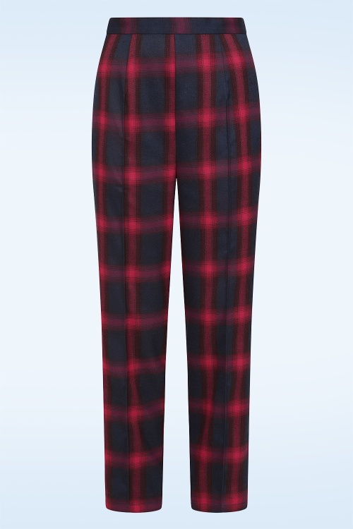 Banned Retro - Trixy broek in rood