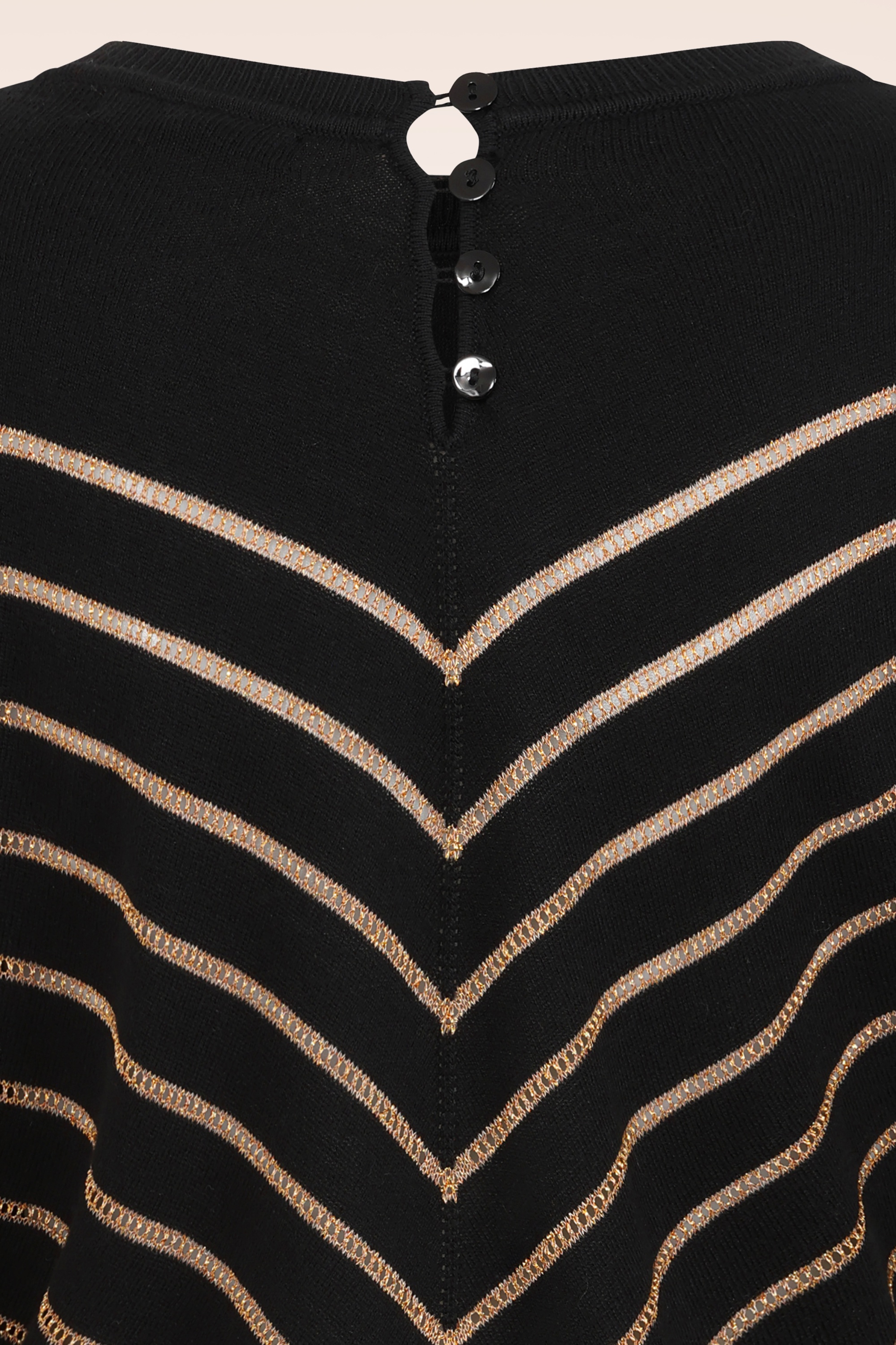 King Louie - Joy Plume top in zwart 3