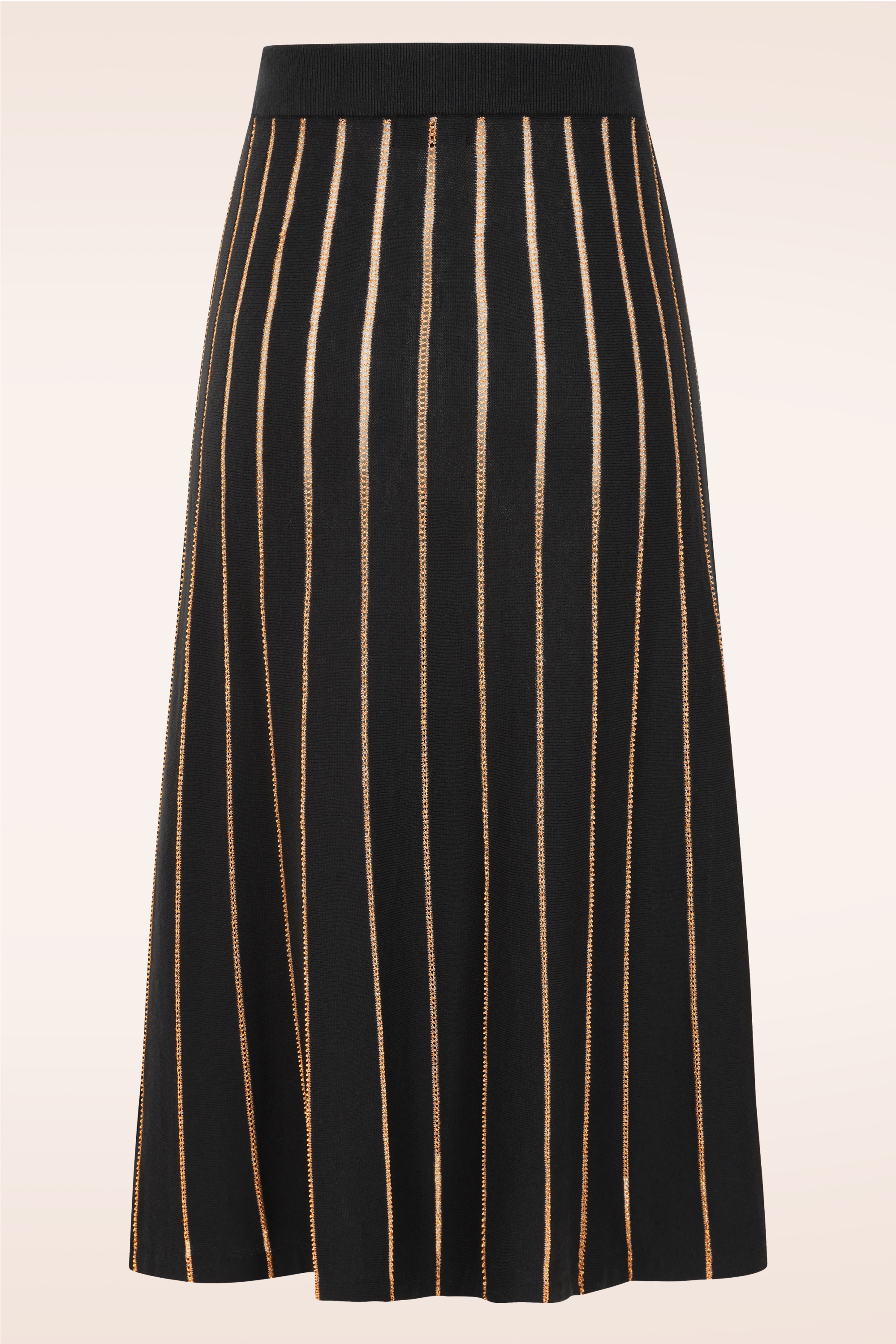 King Louie - Plume gebreide rok in zwart 4