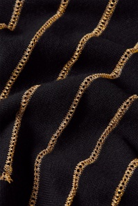 King Louie - Plume gebreide rok in zwart 3