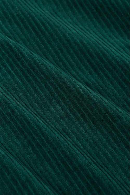 King Louie - Anja Rina rib jurk in libel groen 5