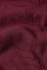 King Louie - Rollneck Club top in cabernet rood  4