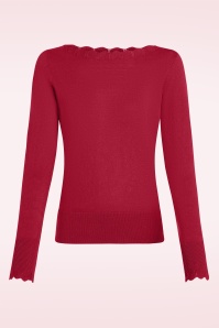 King Louie - Audrey Cocoon top in icon rood