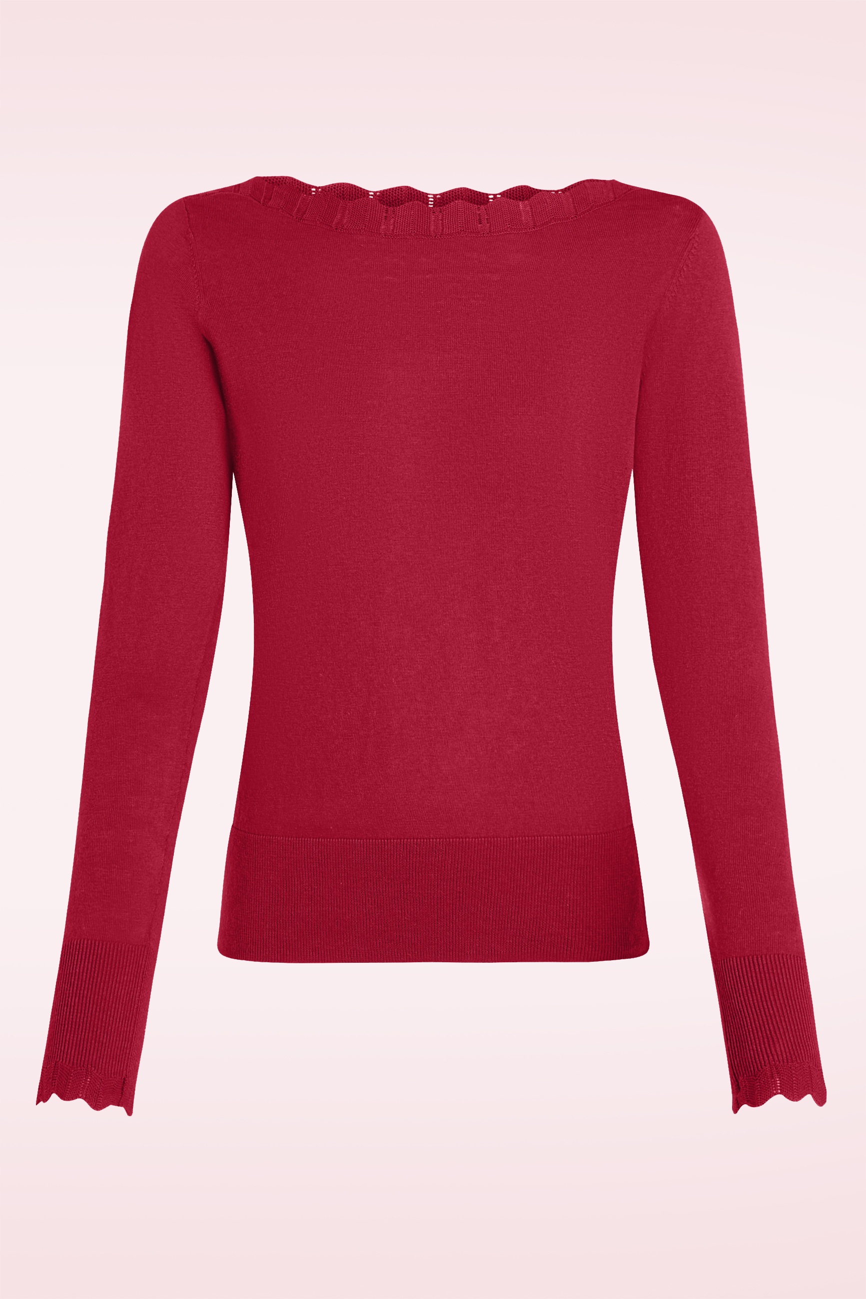 King Louie - Audrey Cocoon top in icon rood