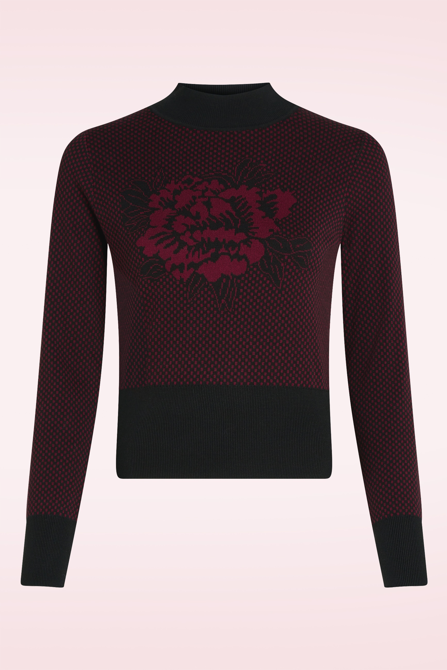 King Louie - Nilde Avery top in cabernet rood