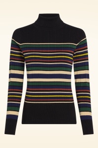 King Louie - Rollneck Ozark top in multi 2