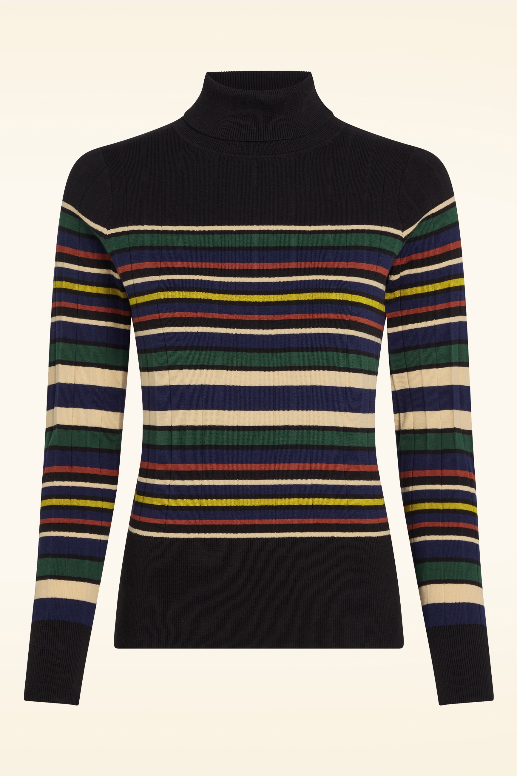 King Louie - Rollneck Ozark top in multi 2