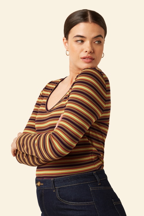 King Louie - Carice Eira Stripe v top in multi