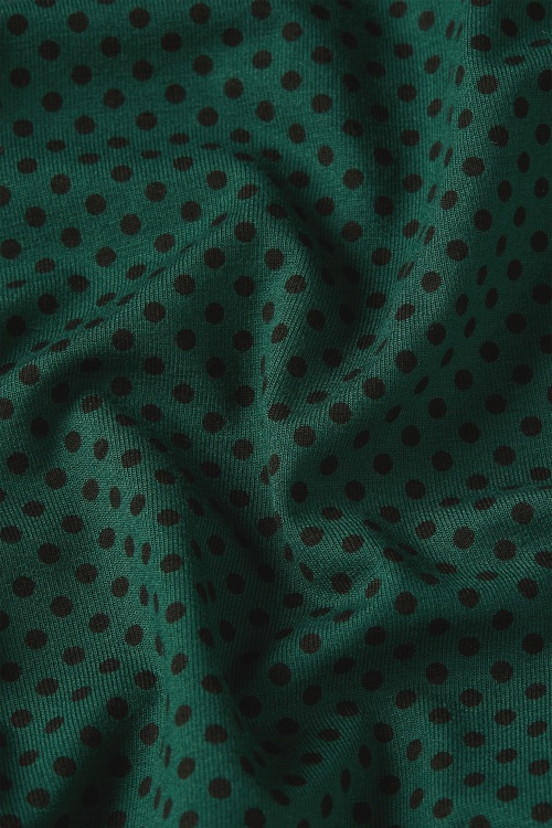 King Louie - Lola Piper jurk in botanisch groen 3