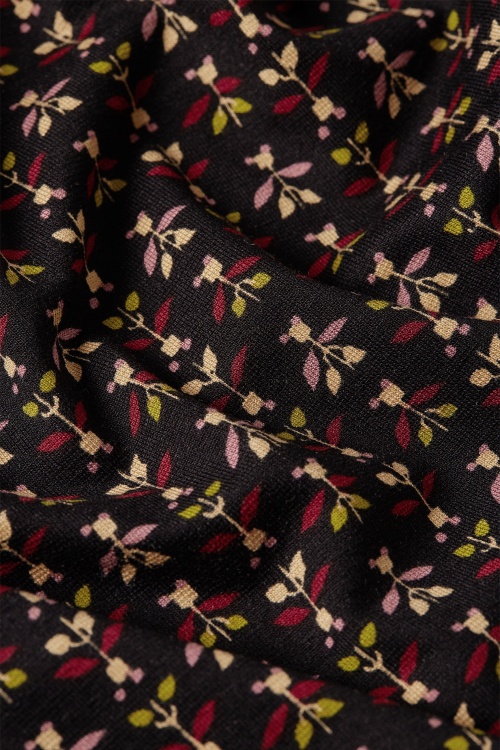 King Louie - Emmy Jangle jurk in zwart en multi 3