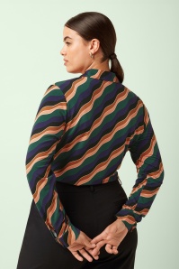 King Louie - Blouse Razzle in libel groen 5