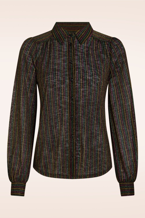 King Louie - Carina Starlet blouse in zwart