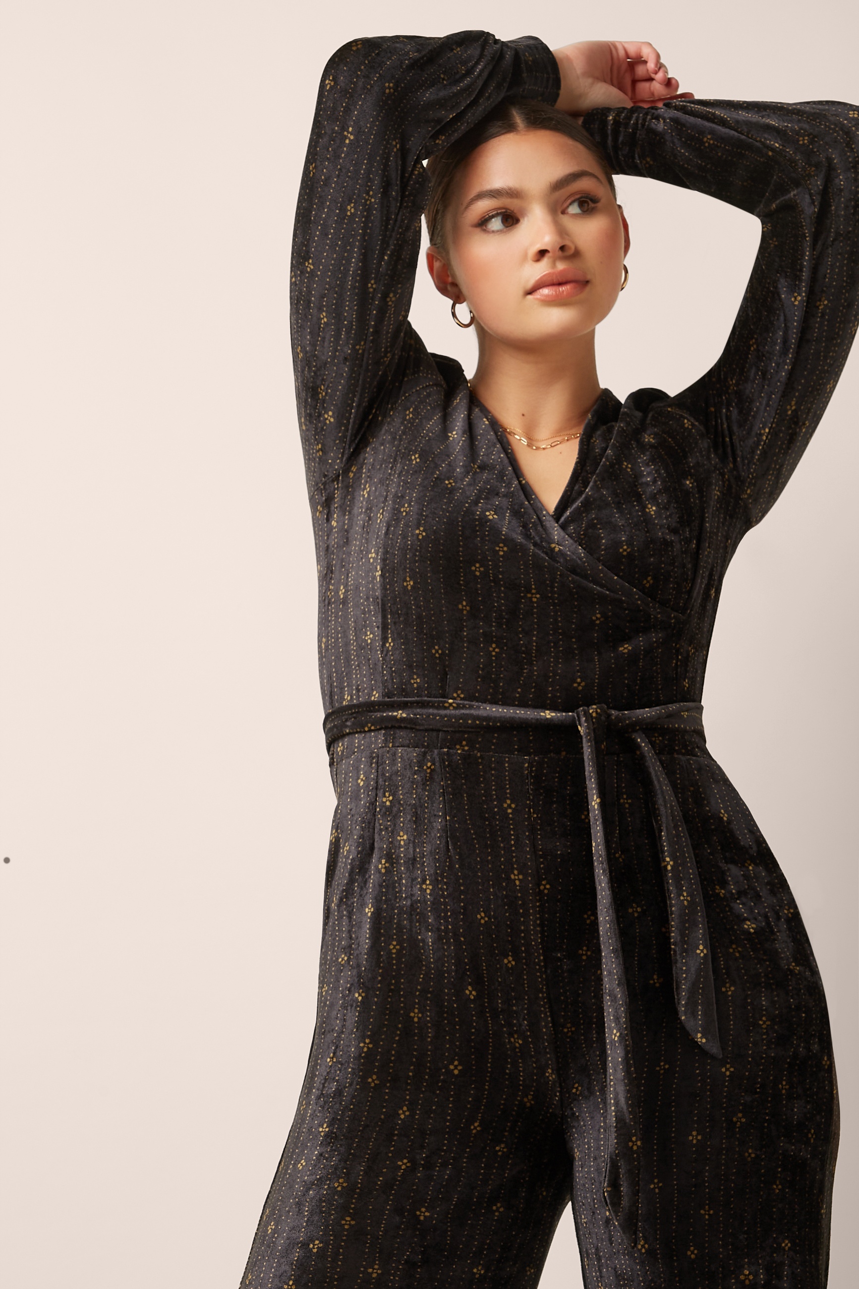 King Louie - Zita Nieve jumpsuit in caviar