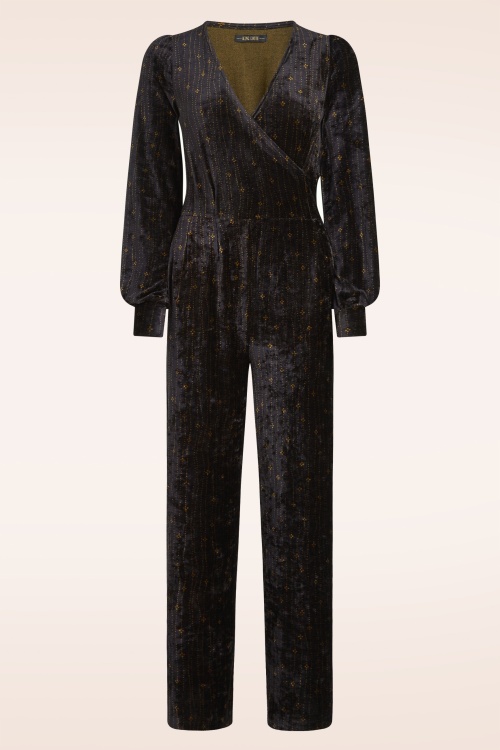 King Louie - Zita Nieve jumpsuit in caviar 2