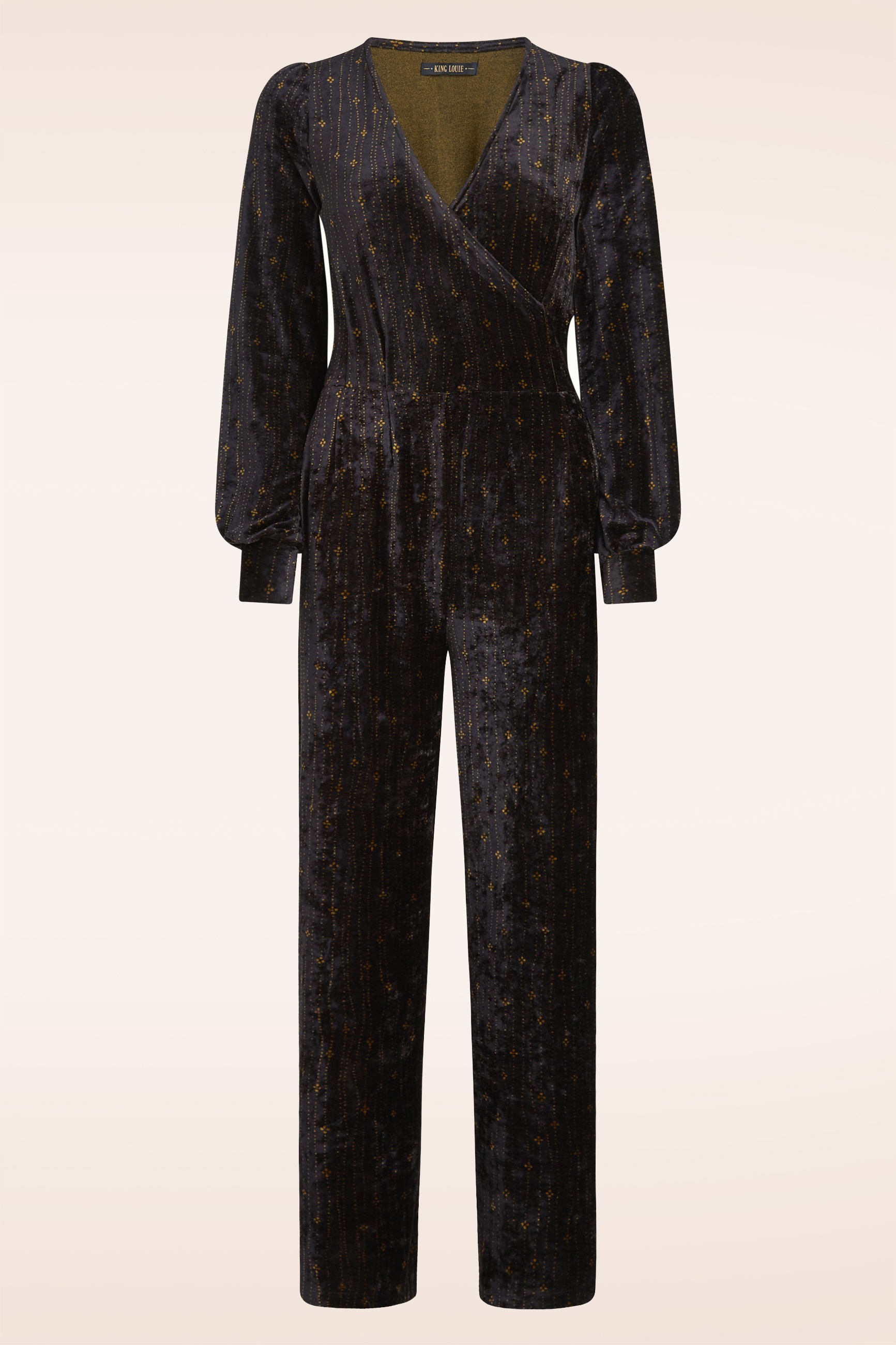 King Louie - Zita Nieve jumpsuit in caviar 2