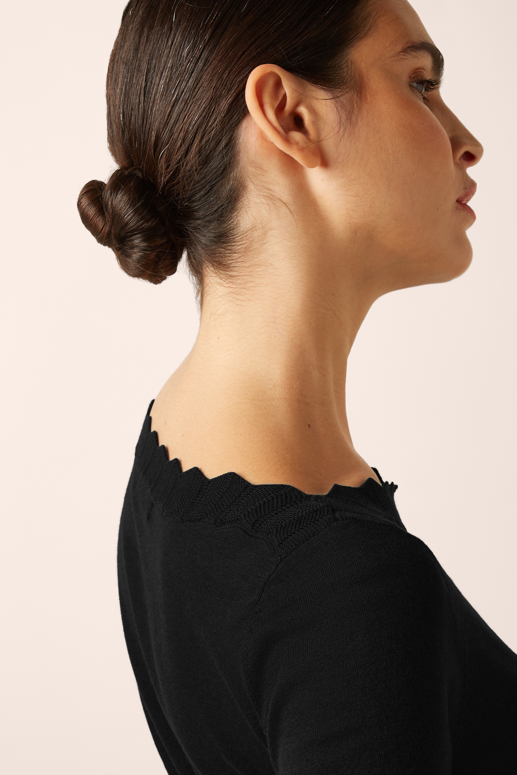 King Louie - Audrey Cocoon top in zwart 3