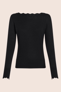 King Louie - Audrey Cocoon top in zwart 2