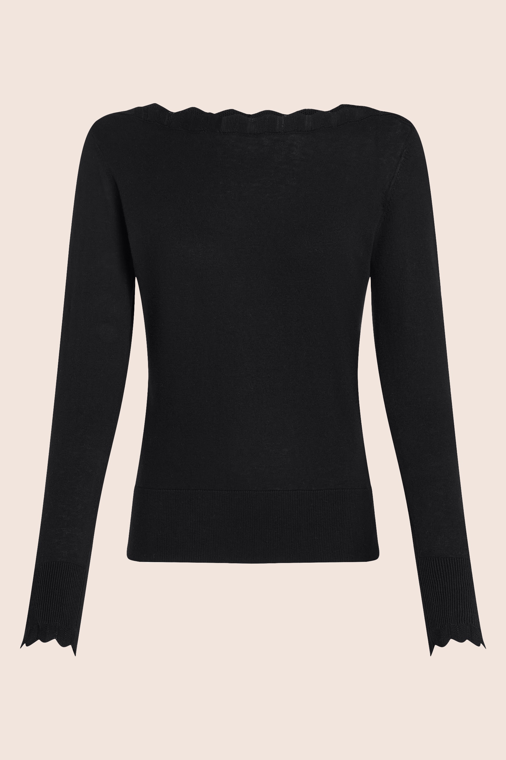 King Louie - Audrey Cocoon top in zwart 2