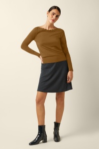 King Louie - Audrey Cocoon top in esdoorn oranje 2