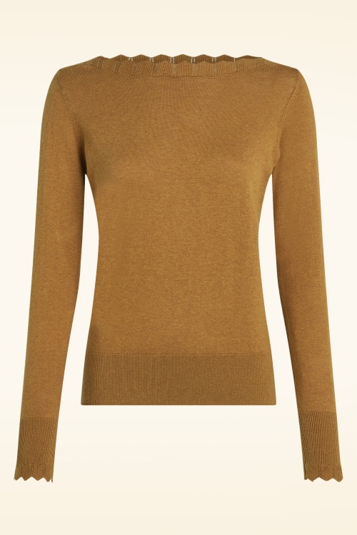 King Louie - Audrey Cocoon top in esdoorn oranje