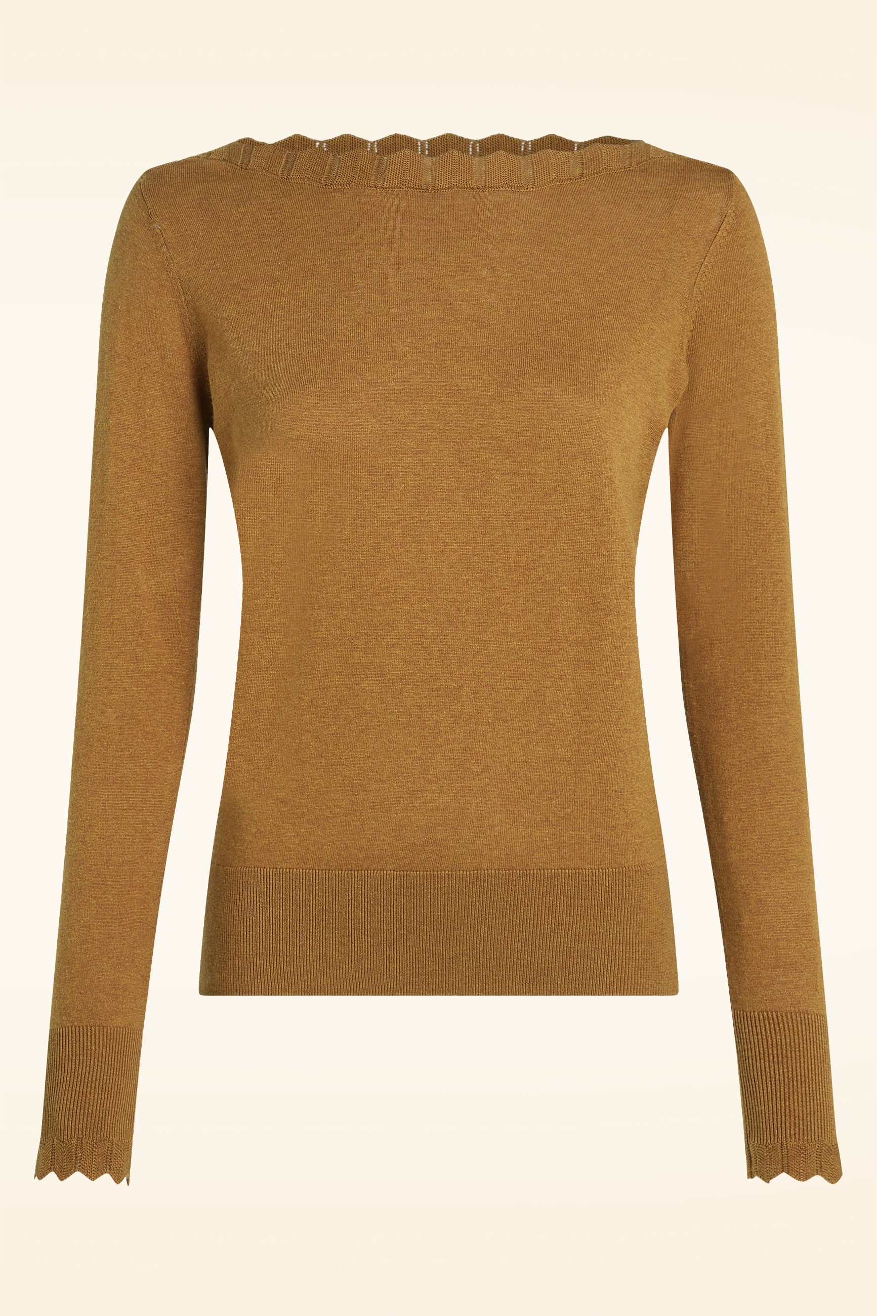 King Louie - Audrey Cocoon top in esdoorn oranje