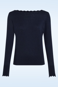 King Louie - Audrey Cocoon top in blauw