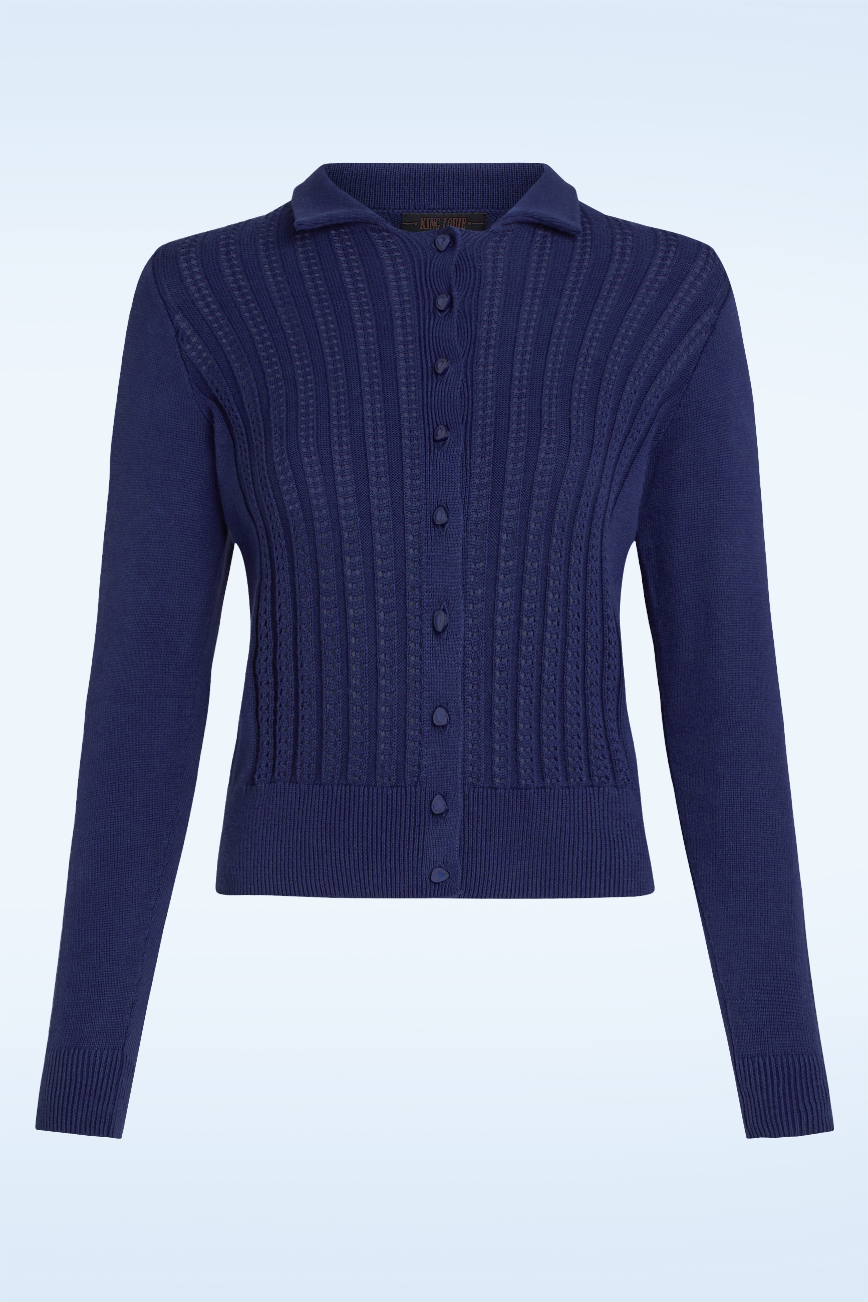 King Louie - Sofie Carmi vest in rhodoniet blauw 2