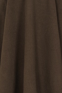 Hearts & Roses - Topvintage exclusive - Tara swing rok in bruin 2
